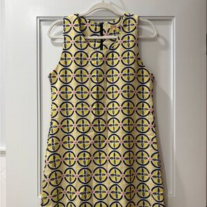 Vibrant Circle Pattern Sleeveless Dress